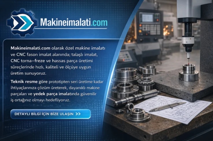 Özel Makine İmalatı Nedir? Avantajları ve Kullanım Alanları